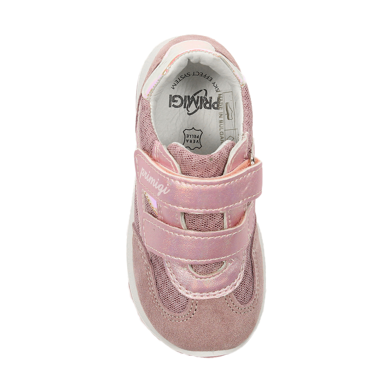 Primigi Children's Pink Low Shoes With Velcro