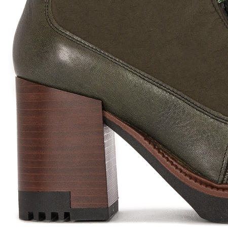 Maciejka Green Women's Lace-Up Boots