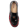 Women's leather shoes Artiker on the Black platform