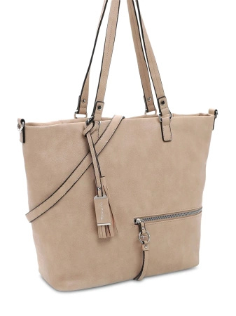 Tamaris Women's Nele Taupe Shopper Bag