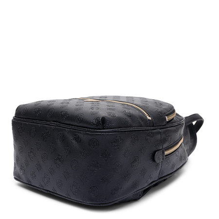 Guess Stylish City Women's Backpack with Embossed Monogram A4 Black HWPD7118330-BLACK
