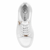 Filippo White Leather Sneakers