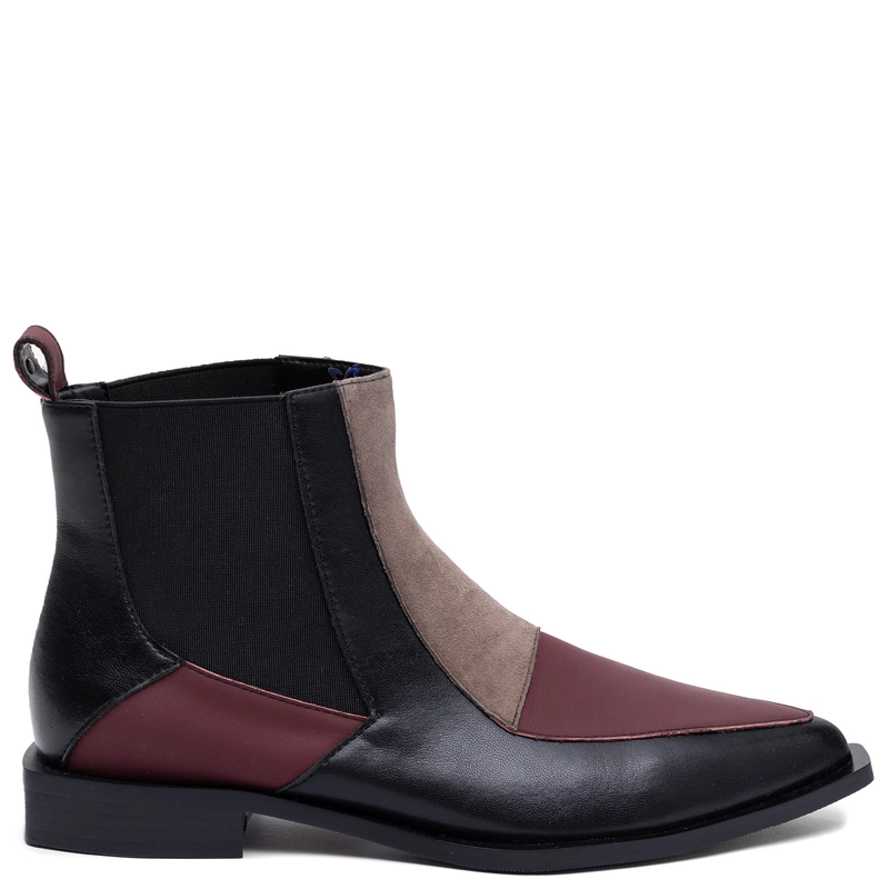 Maciejka Women's Leather Ankle Boots with Zipper Multicolor K7833-01/00-7