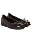 Maciejka Patent Slip-On Loafers Wedge Brown P6504-02/00-8
