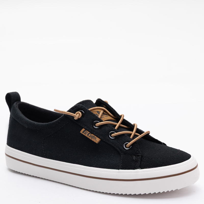 Lee Cooper Klasyczne Trampki Materiałowe Półbuty Niskie Czarny LCW-26-02-4059L