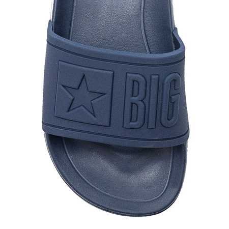 Klapki Big Star DD374155 Granatowe