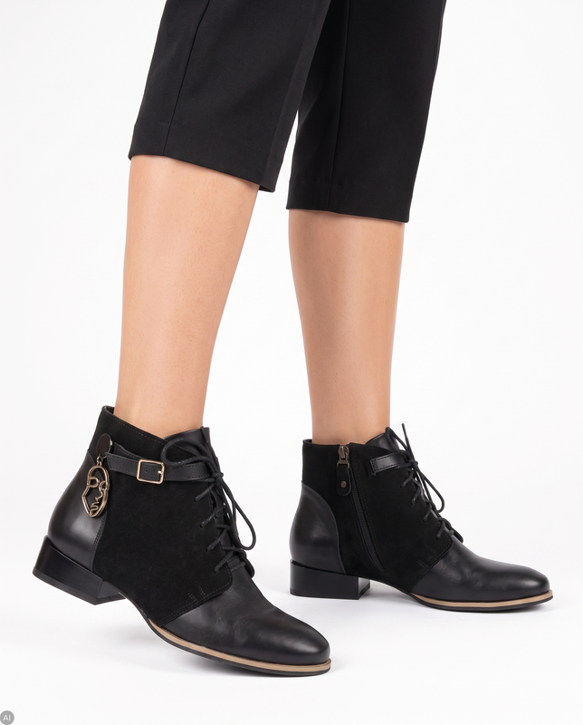 Maciejka 5743A-01/00-7 Black Leather Boots