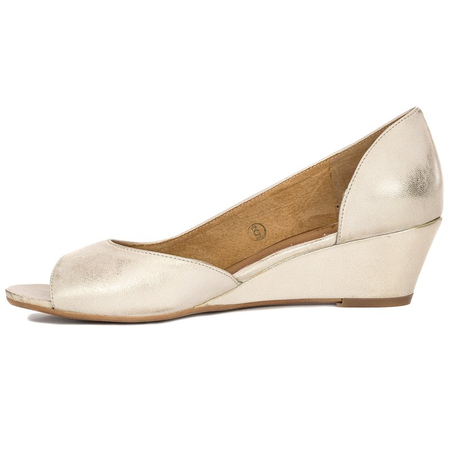 Maciejka 01304-48/00-5 Gold Flat Shoes