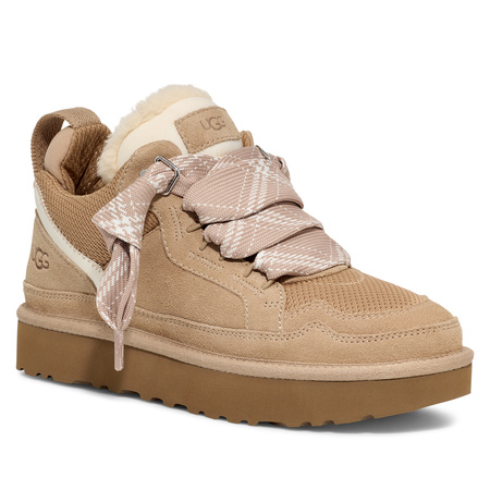 UGG Sneakersy Damskie Ocieplane Na Platformie W Lowmel Sand 1144032 SAN