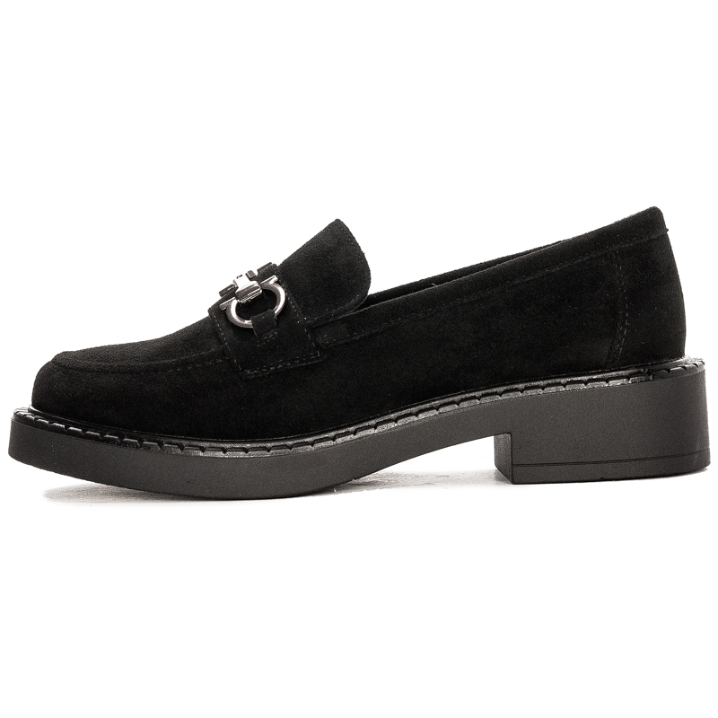 Women's loafers shoes Sergio Leone Black
