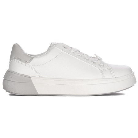 Calvin Klein Jeans Sneakersy damskie na platformie białe