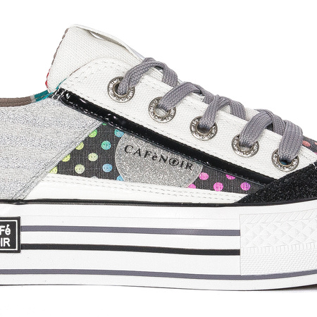 CAFENOIR Women's Sneakers Fabric Nero Black