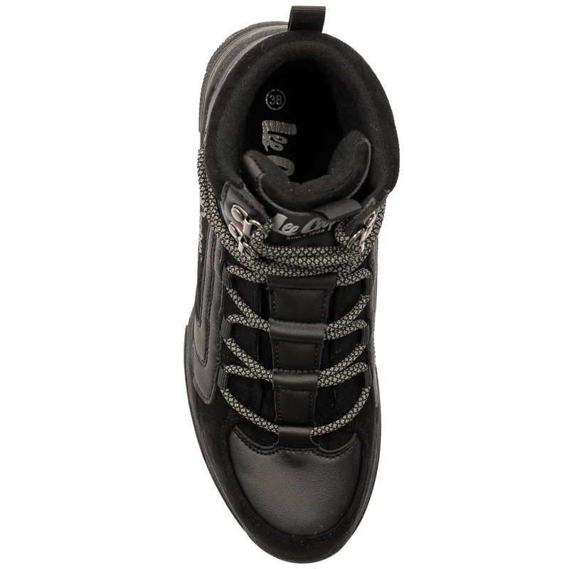 Lee Cooper Buty zimowe trekkingowe damskie Black czarne