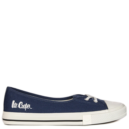 Lee Cooper Trampki damskie tenisówki wsuwane Navy granatowe