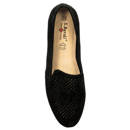 S.Barski Women's Low shoes Leather Black