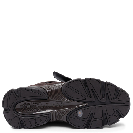 Guess Suede Women's Chunky Platform Sneakers Dark Brown FLFIRR-SUE12-BR