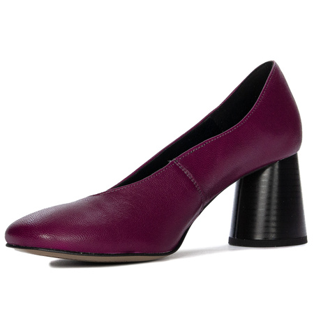 Maciejka Women's Leather Purple Pumps