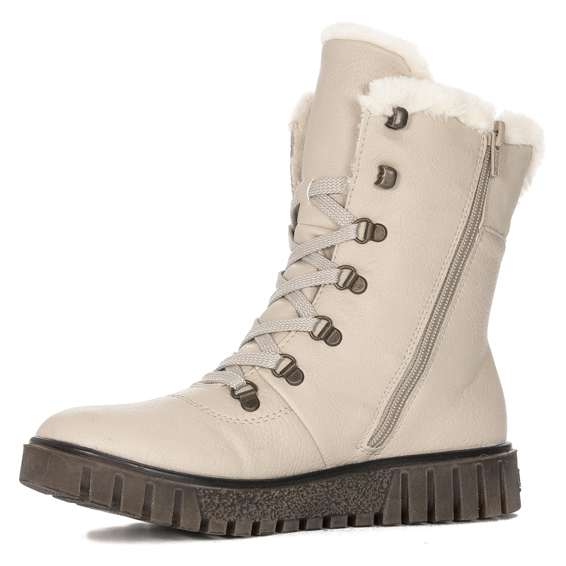 Rieker Boots women's beige insulated boots