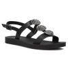 Filippo Women's Flat Sandals Black