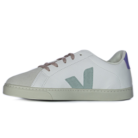 Veja Sneakersy damskie skórzane White Matcha Lavende białe