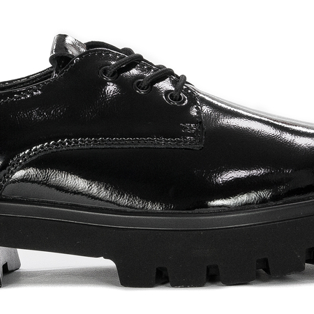 Filippo DP4729/23 BK L Black Pattent women's Low Shoes