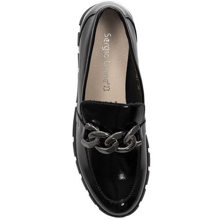 Women's loafers shoes Sergio Leone Black