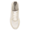 Artiker White-Gold Women's Sneakers