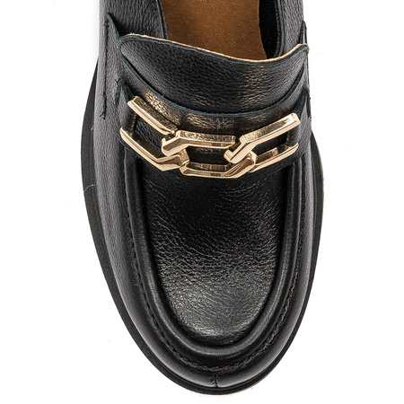 Lemar Women's leather black shoes