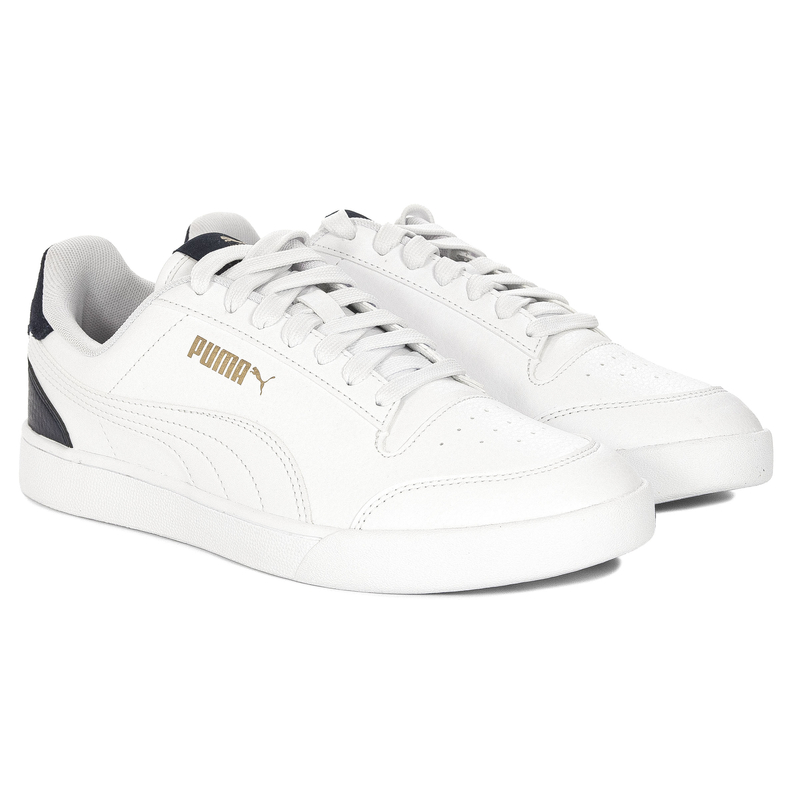 Puma Shuffle Sneakersy Białe Damskie