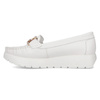 Filippo Leather White Low Shoes