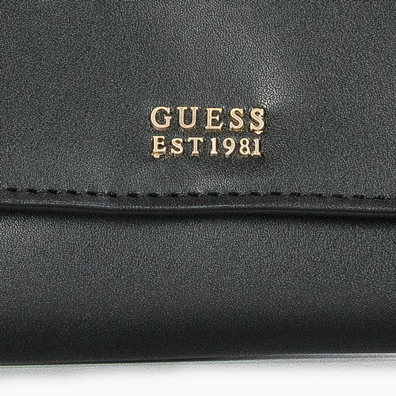 Guess Portfel damski Atene Slg duży Bla Black Czarny