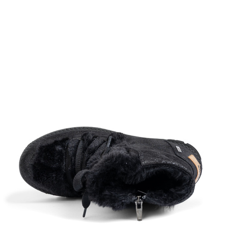 Primigi Girls' Black Fur-Lined Winter Ankle Boots 8866600