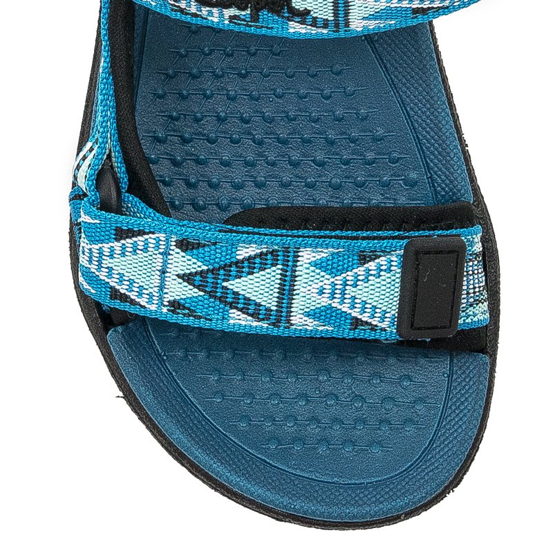 Lee Cooper Children's sandals for boys Black-Blue