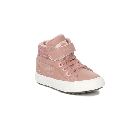 Kangaroos Botki dla dziewczynki Dusty Rose/Frost Pink
