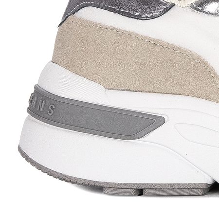 Pepe Jeans Sneakersy damskie White Arrow Layer Białe
