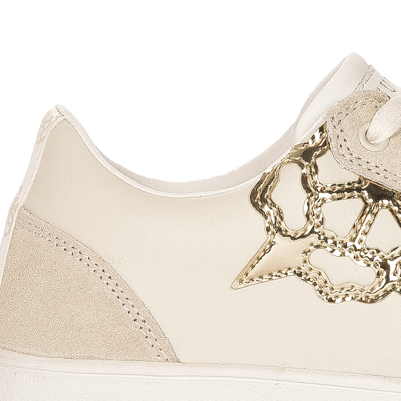 Guess Sneakersy SIDNY IVORY beżowe