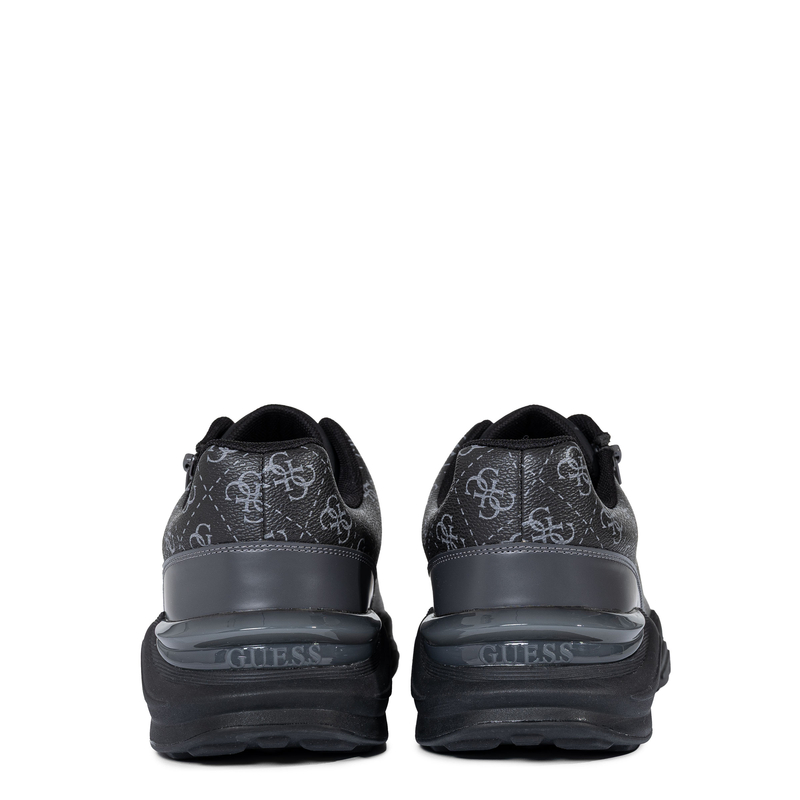 Guess Chunky Sneakersy Z Zamkiem I Monogramem 4G Czarne FMFVALELE12-BLACK