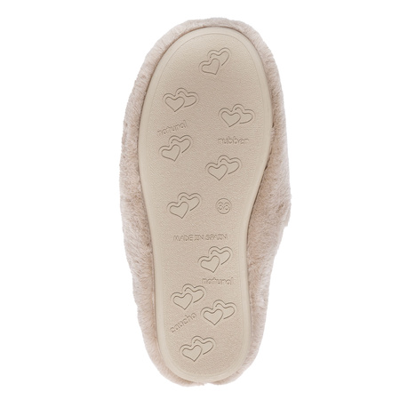 Macarena Beige Home Slippers