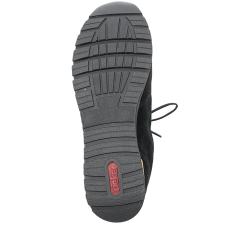 Sneakersy Rieker N7809-00 Schwarz/Black/Leo-Nuss Czarne
