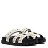 Guess Platform Slides Adjustable Strap Slides Grommet Detail Ivory-Black FLPFASELE03 IVORY