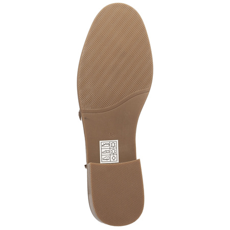 Maciejka Women's Beige and Gold Half Shoes