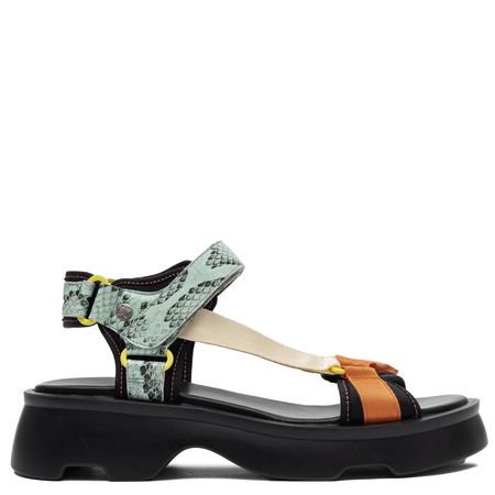 Maciejka Sporty Leather Sandals Platform Multicolour K7433-01/00-7