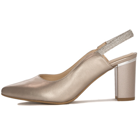 Bioeco Women Pumps On Heel Beige