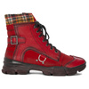 Maciejka Red Lace-up Boots