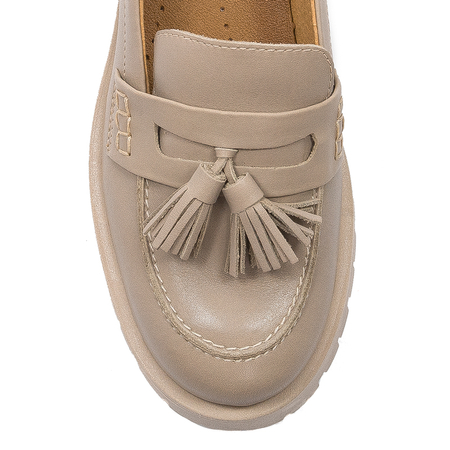 Maciejka Women's Beige Flat Shoes