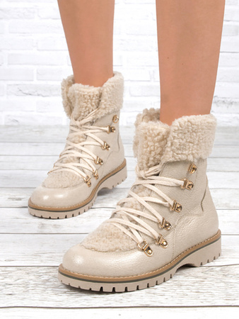 AGA Women's Beige boots