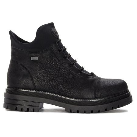 Rieker Y3163-00 Warned Black Boots