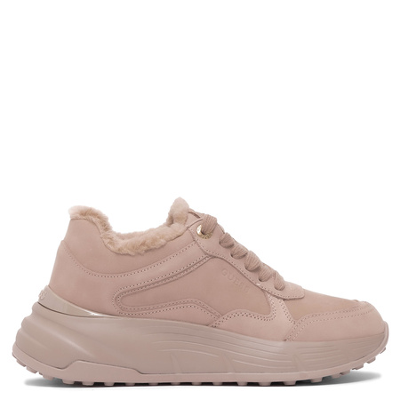 Guess Sneakersy Damskie Na Platformie Różowe