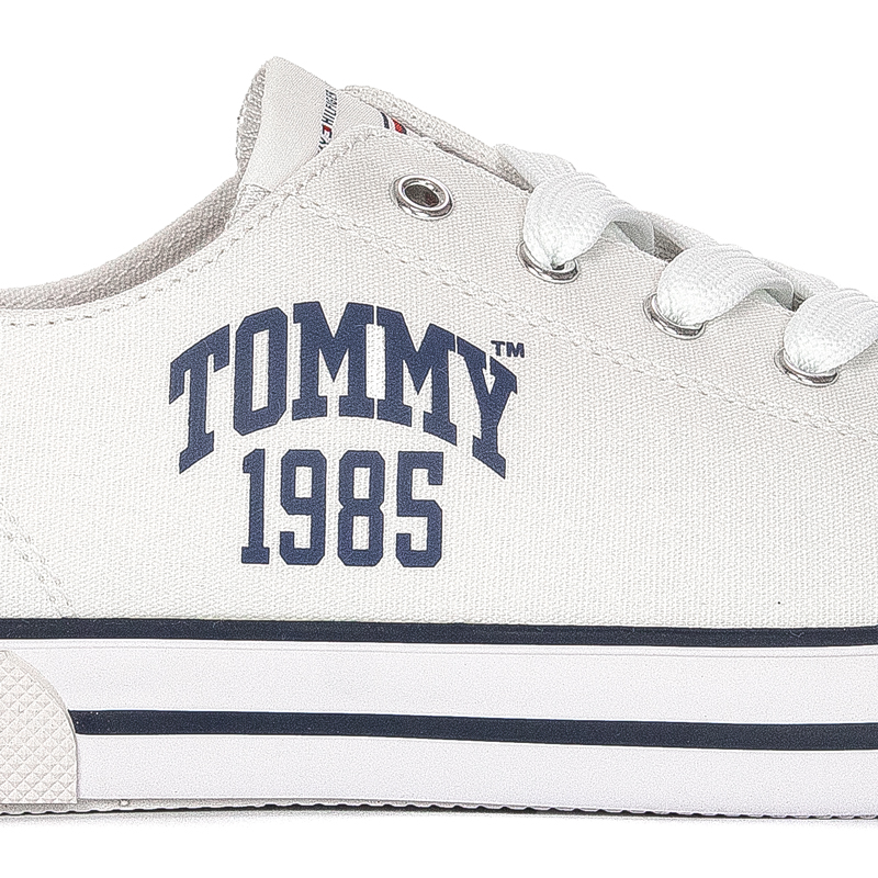Tommy Hilfiger Damskie Trampki Niskie Białe 