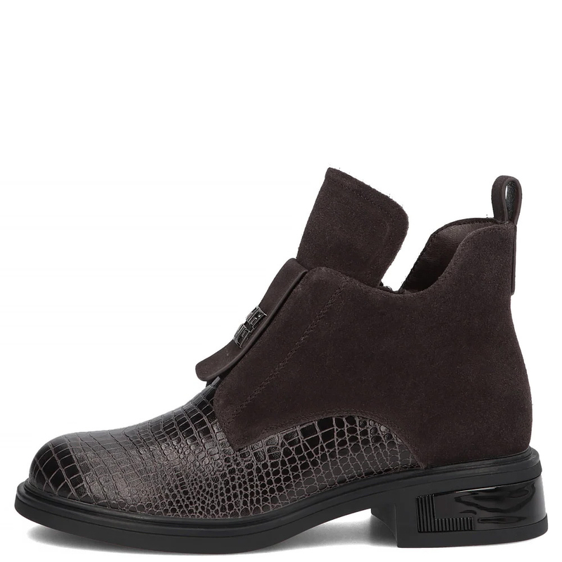 Filippo Leather Ankle Boots Brown DBT8201-26-DBR